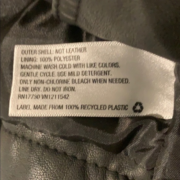 Universal Thread Faux Leather Moto Jacket Black - Picture 5 of 7